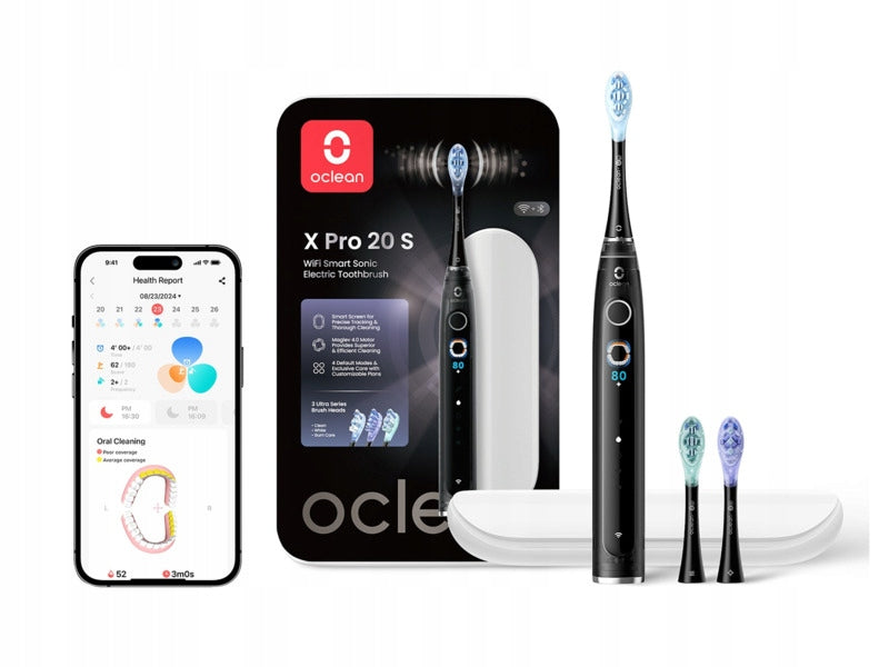 Sonic toothbrush OCLEAN X Pro 20 Set Black