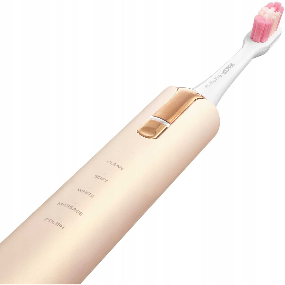 Sonic toothbrush SENCOR SOC 4111GD 40 000 rpm Gold Brand Sencor