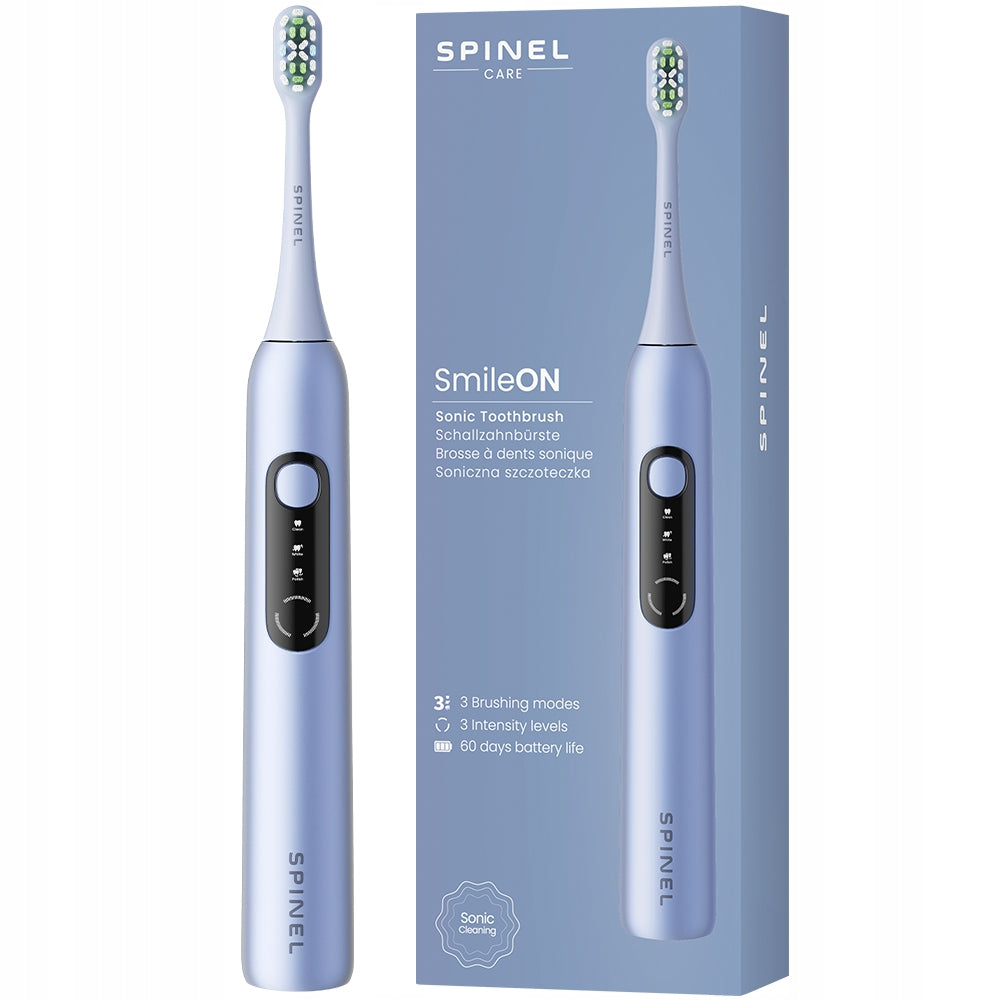 Sonic toothbrush SPINEL CARE SmileON blue USB-C 3 modes