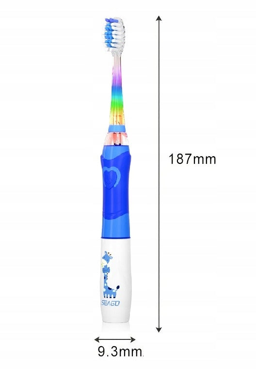 Sonic toothbrush for children Seago SG977 + 4 tips blue Batteries included yes