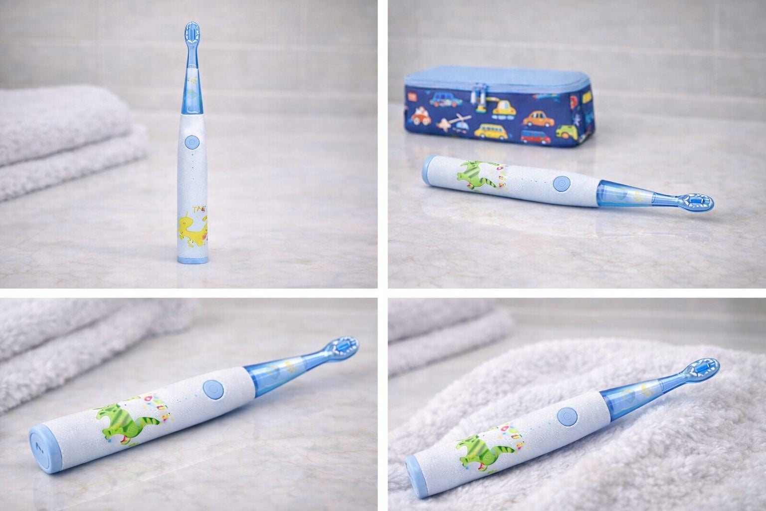 Sonic toothbrush for children Selvione blue delicate ED710 Packaging status original