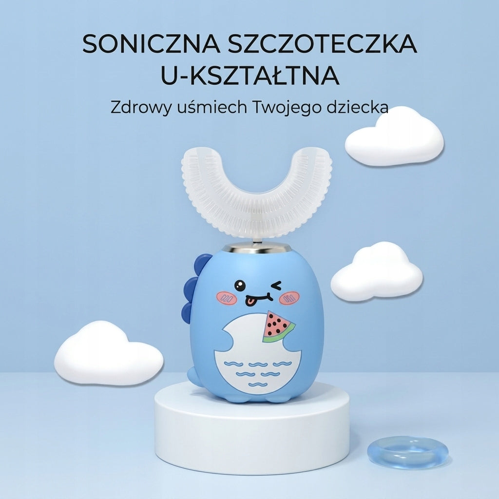 Sonic toothbrush for children electric u shaped Packaging status original