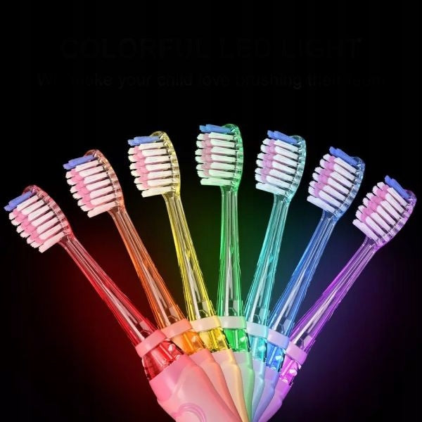 Sonic toothbrush for children with 8 tips!! - pink - Seago SG-977 Medical device no