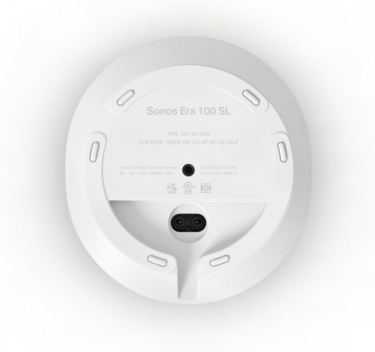 Sonos Era 100 SL Wireless Multiroom Hi-Fi Speaker White Packaging status original