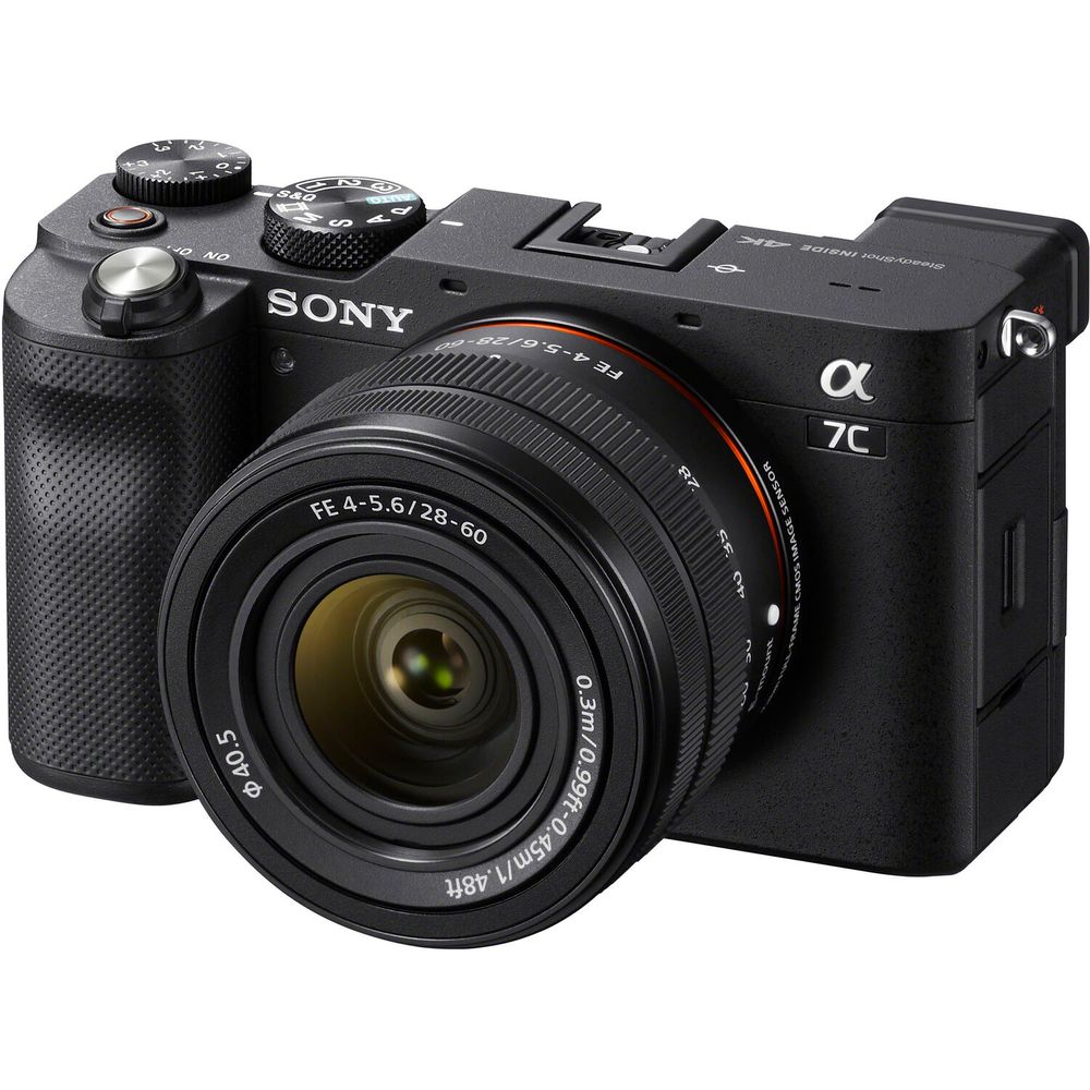 Sony A7C with Sony FE 28-60mm F/4-5.6 lens - Sony ILCE7CLB.CEC - black