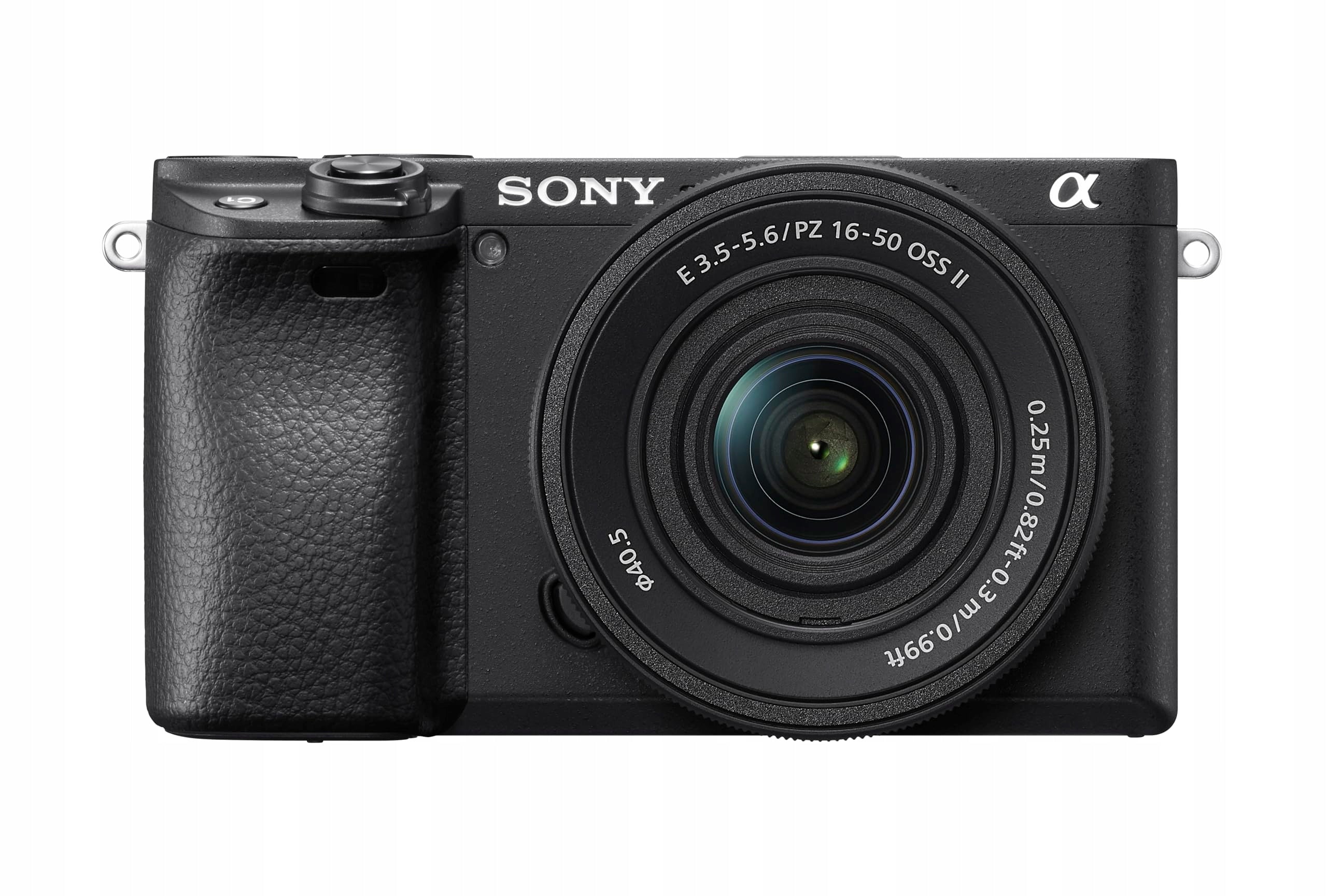 Sony Alpha 6400 ILCE-6400AKB with 16-50mm Power-Zoom APS-C 24 lens.