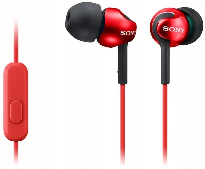 Sony MDR-EX110AP, červená