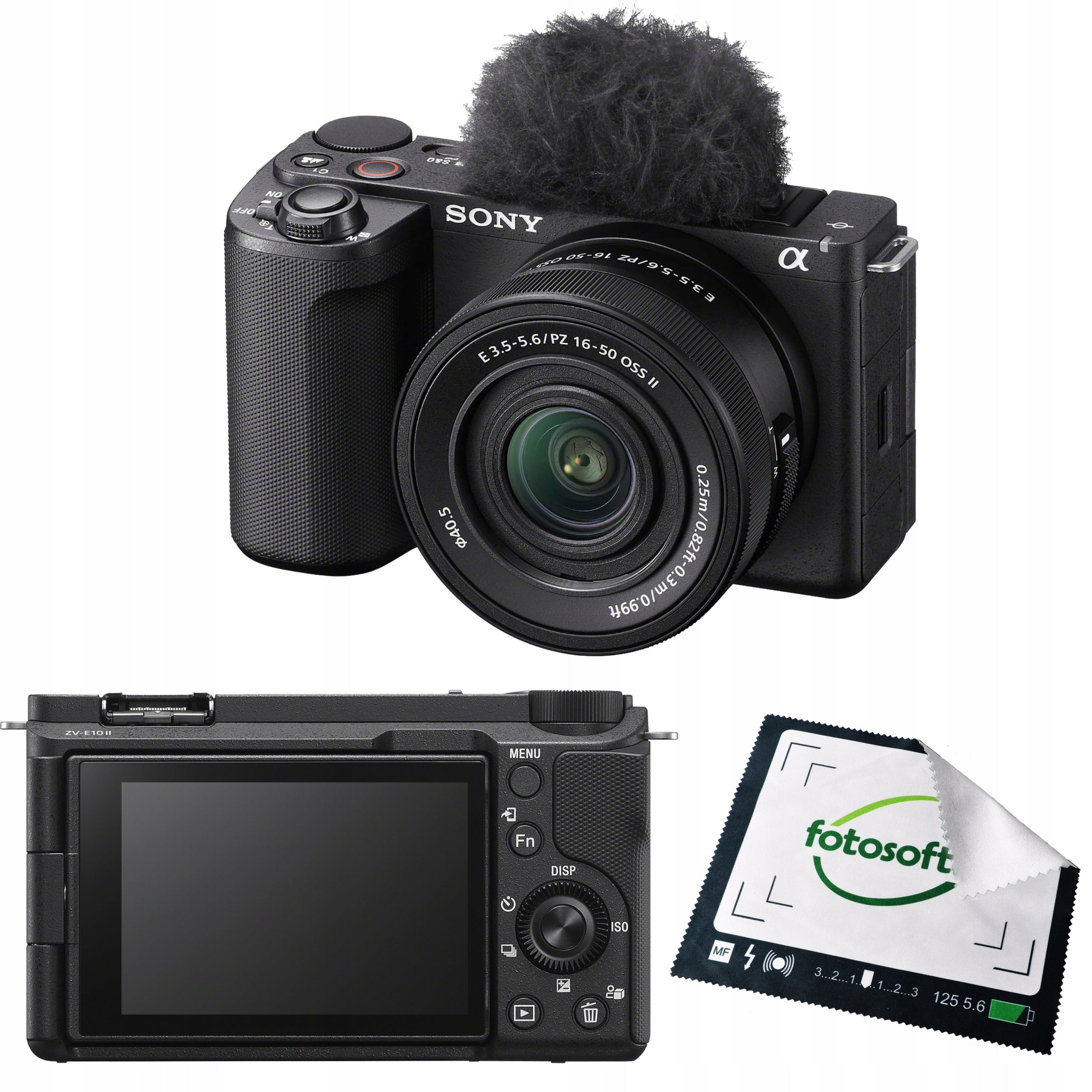 Sony ZV-E10 II KIT 16-50 II ZVE10M2KB 4K60 POLISH MENU