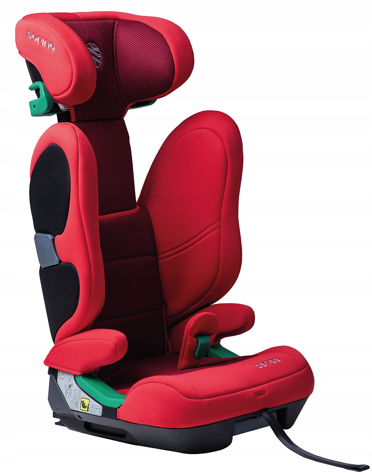 Sorino Ceres - car seat 100-150 cm | Red Weight category 15-36 kg