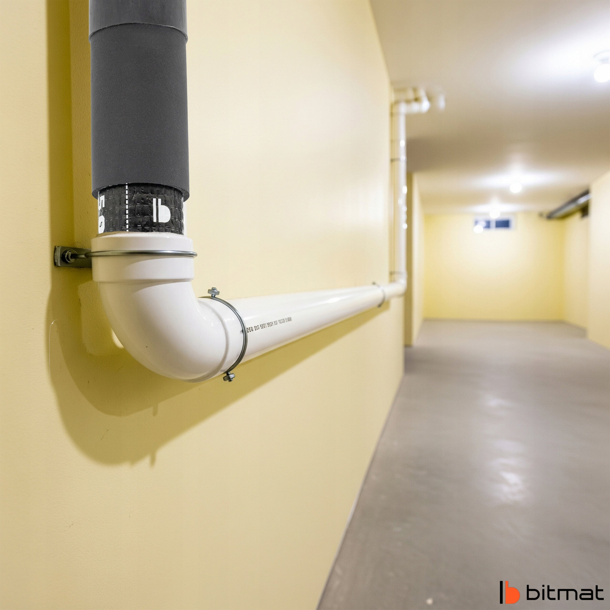 Sound insulation of the sewer riser soundproofing of the pipe optimal set Packaging status original