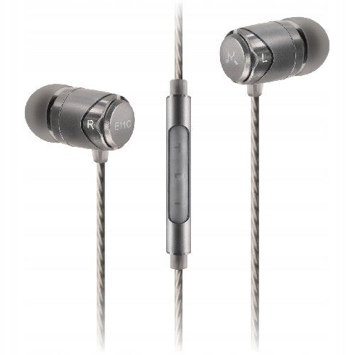 SoundMAGIC E11C gun metal In-ear headphones with remote control and microphone Manufacturer code E11C