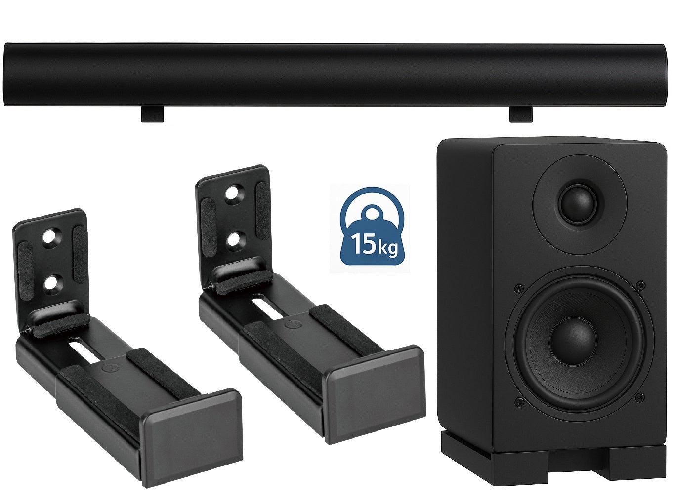 Soundbar Holder Wall Speaker Hanger Universal Packaging status original