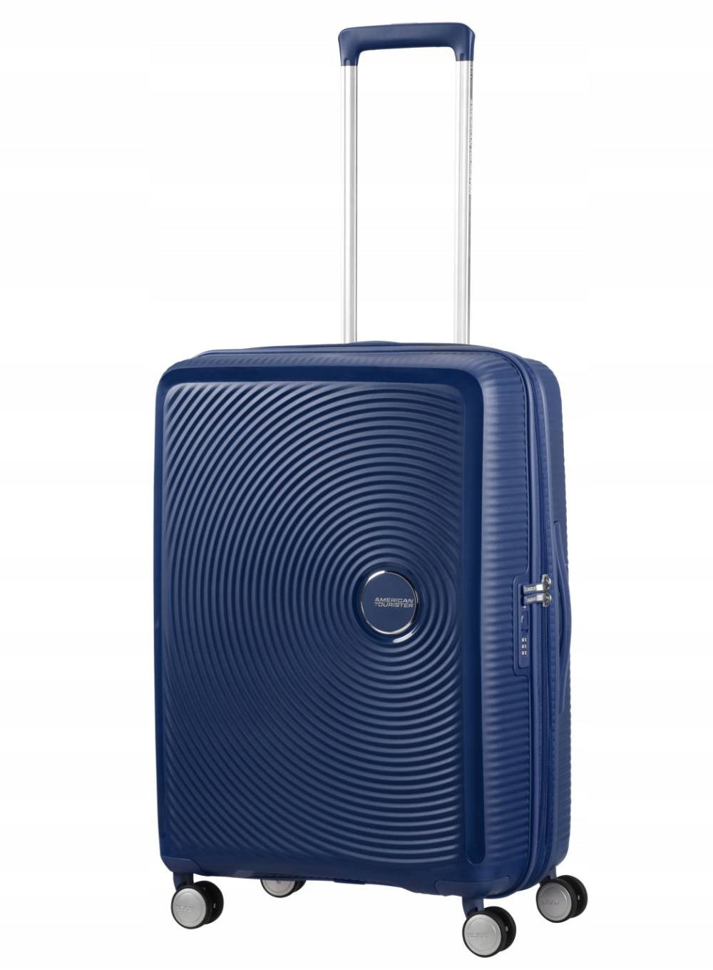 Soundbox medium suitcase American Tourister - midnight navy Packaging status original