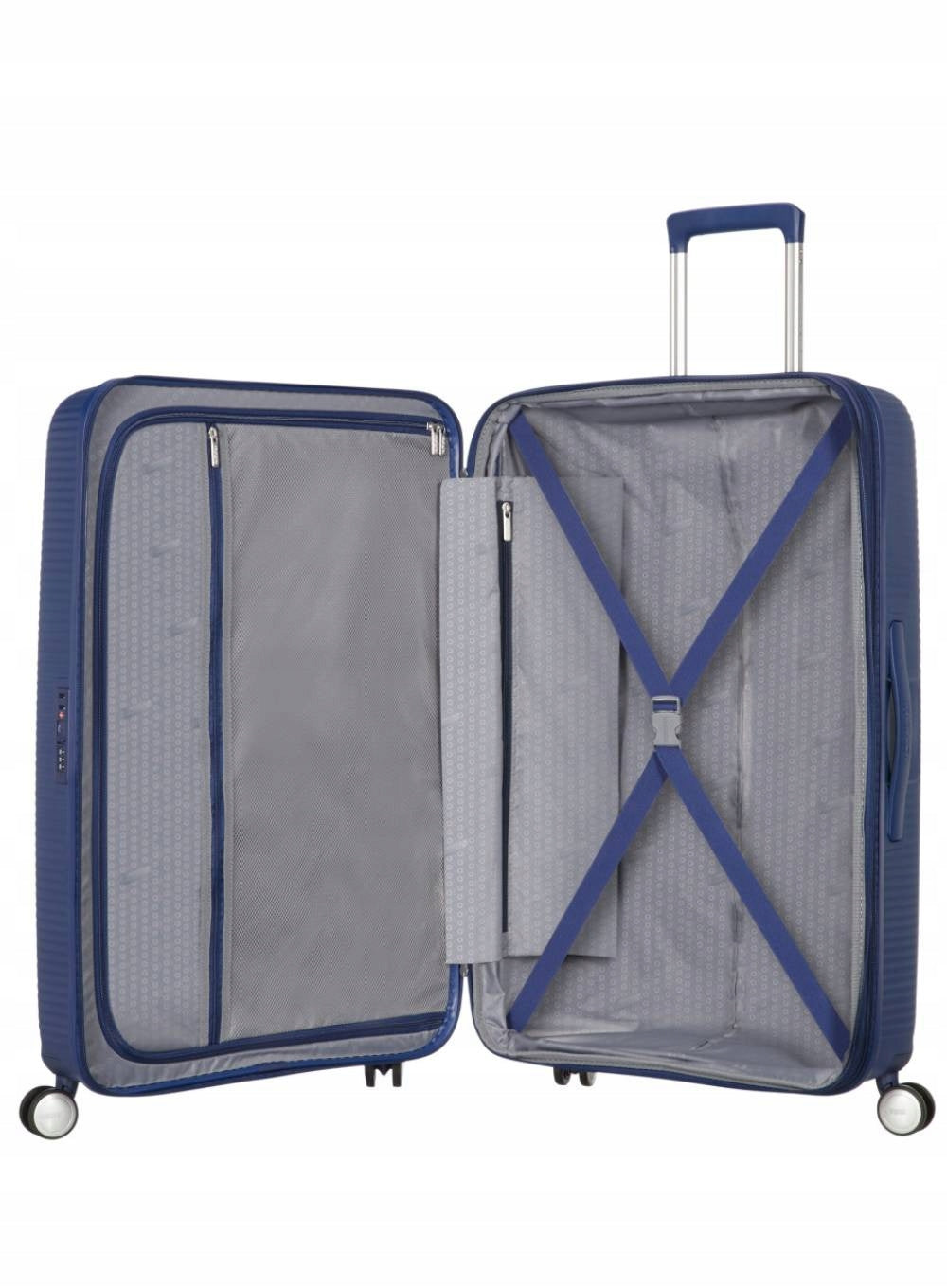 Soundbox medium suitcase American Tourister - midnight navy Width (longer edge) 47 cm