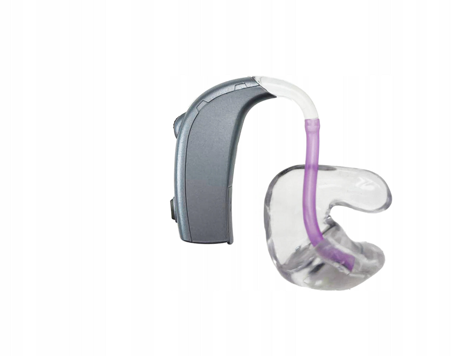 Soundproof Tube Hose for Hearing Aid Insert 10 cm - Purple