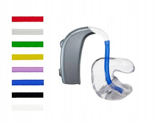 Soundproof tube hose for earbud 10 cm - white Batteries included no