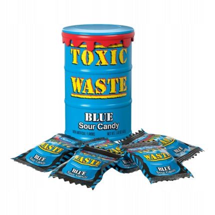 Sour Candy Toxic Waste Blue Drum Sour Candy Blue Fruit 42g USA