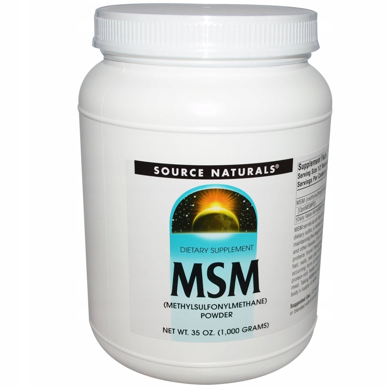 Source Naturals, MSM Powder, 35 oz (1,000 g) Brand Source Naturals