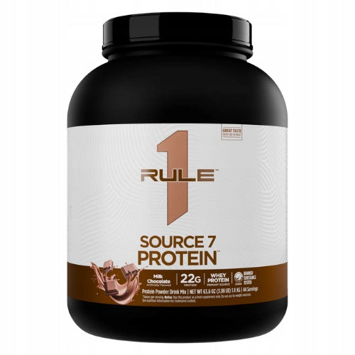 Source Protein 7 Protein 1800g Conditioner Isolate WPC WPI Chocolate Rule1 R1 Packaging status original
