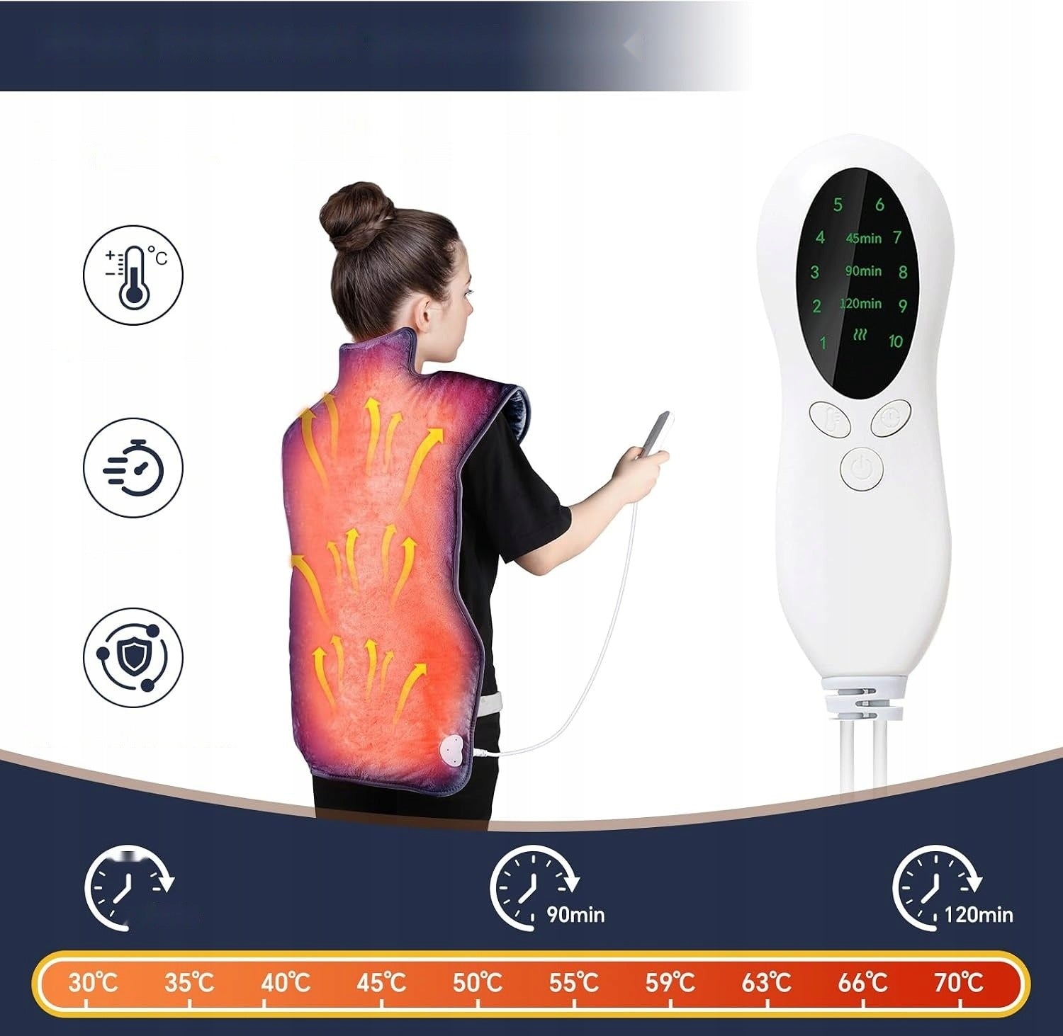 Souvik Heated Back Cushion Heating