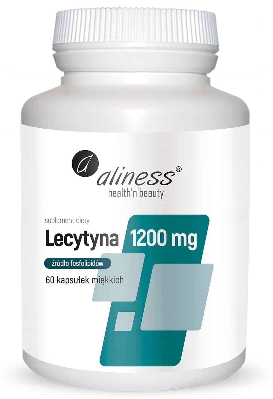 Soy Lecithin 1200mg BRAIN MEMORY Concentration 60 kaps Aliness Packaging status original