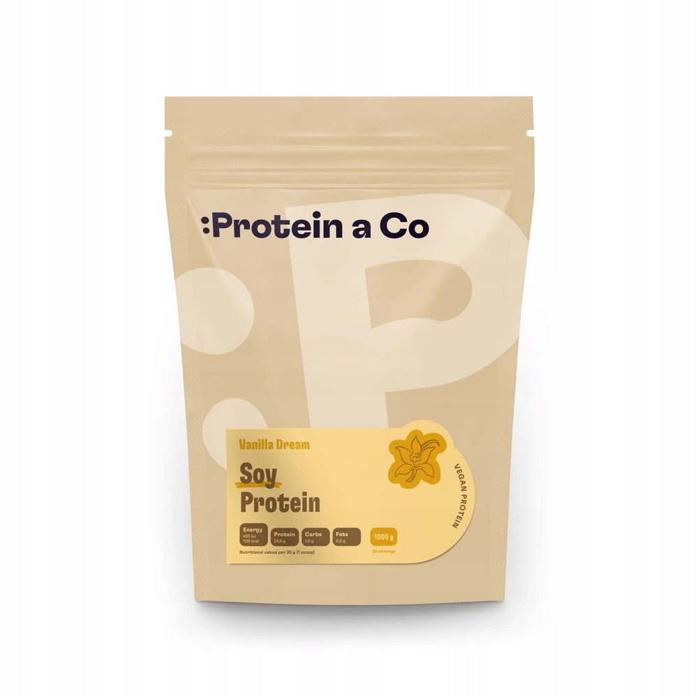 Soy protein - flavored 1 kg, FLAVOR: Vanilla Dream