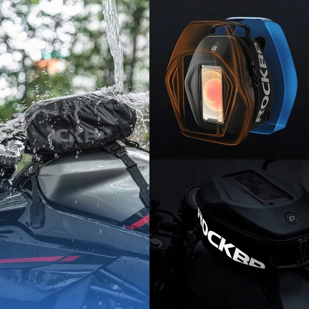 Spacious Motorcycle Bag Tankbag Backpack For Bak 7L With Phone Space Packaging status original