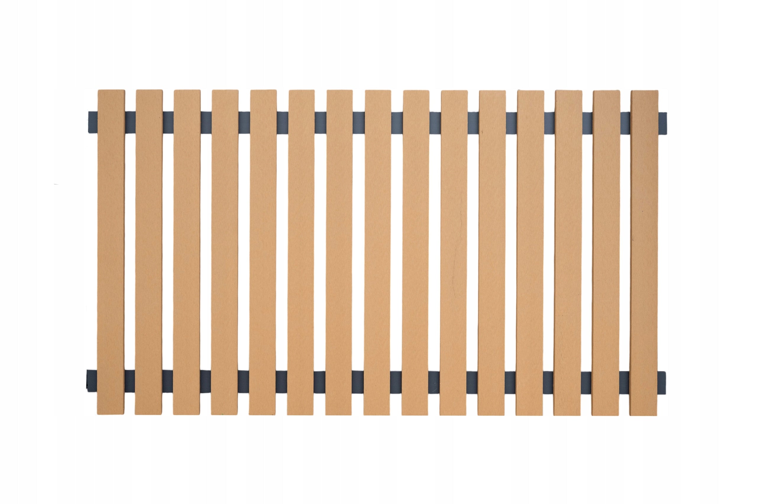 Span panel fence 180x180 composite wpc fence ANTHRACITE TEAK immediately Element width 180 cm