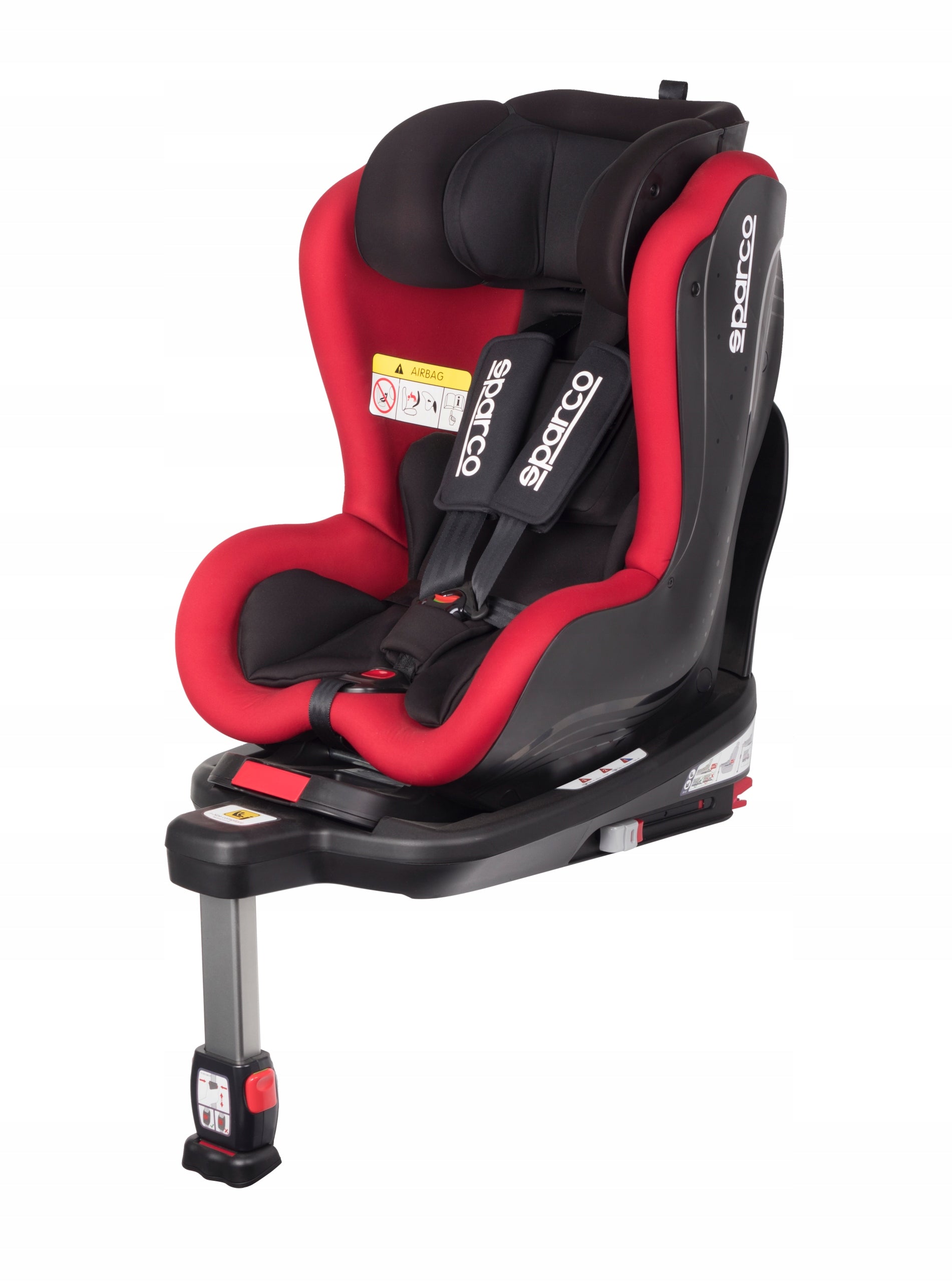 Sparco Kids SK500I ISOFIX seat black and red