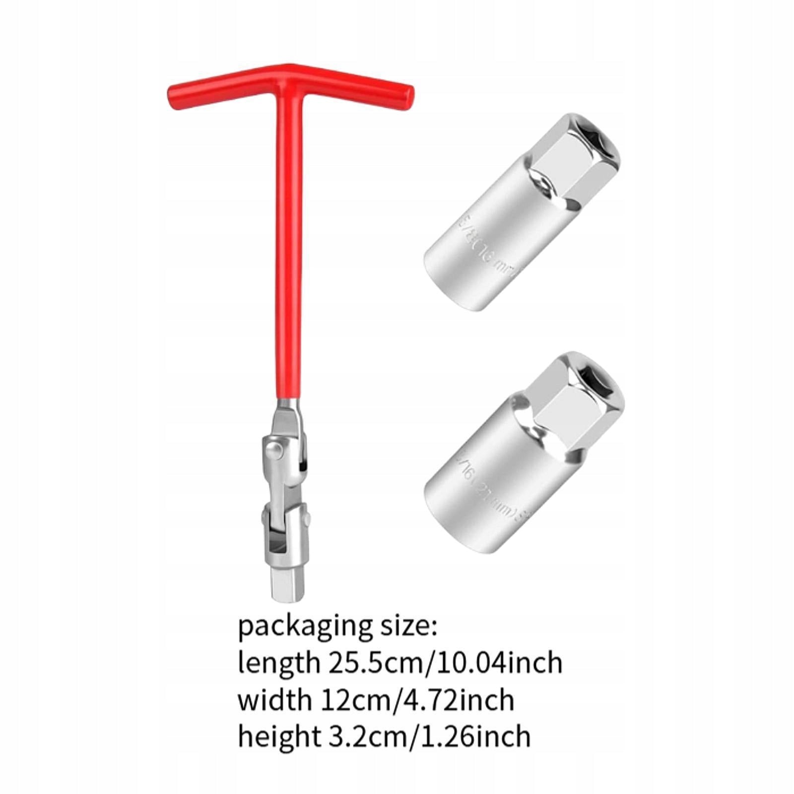 Spark Plug Wrench Set Removal Installation Hand Tool Installer for Shop Packaging status original