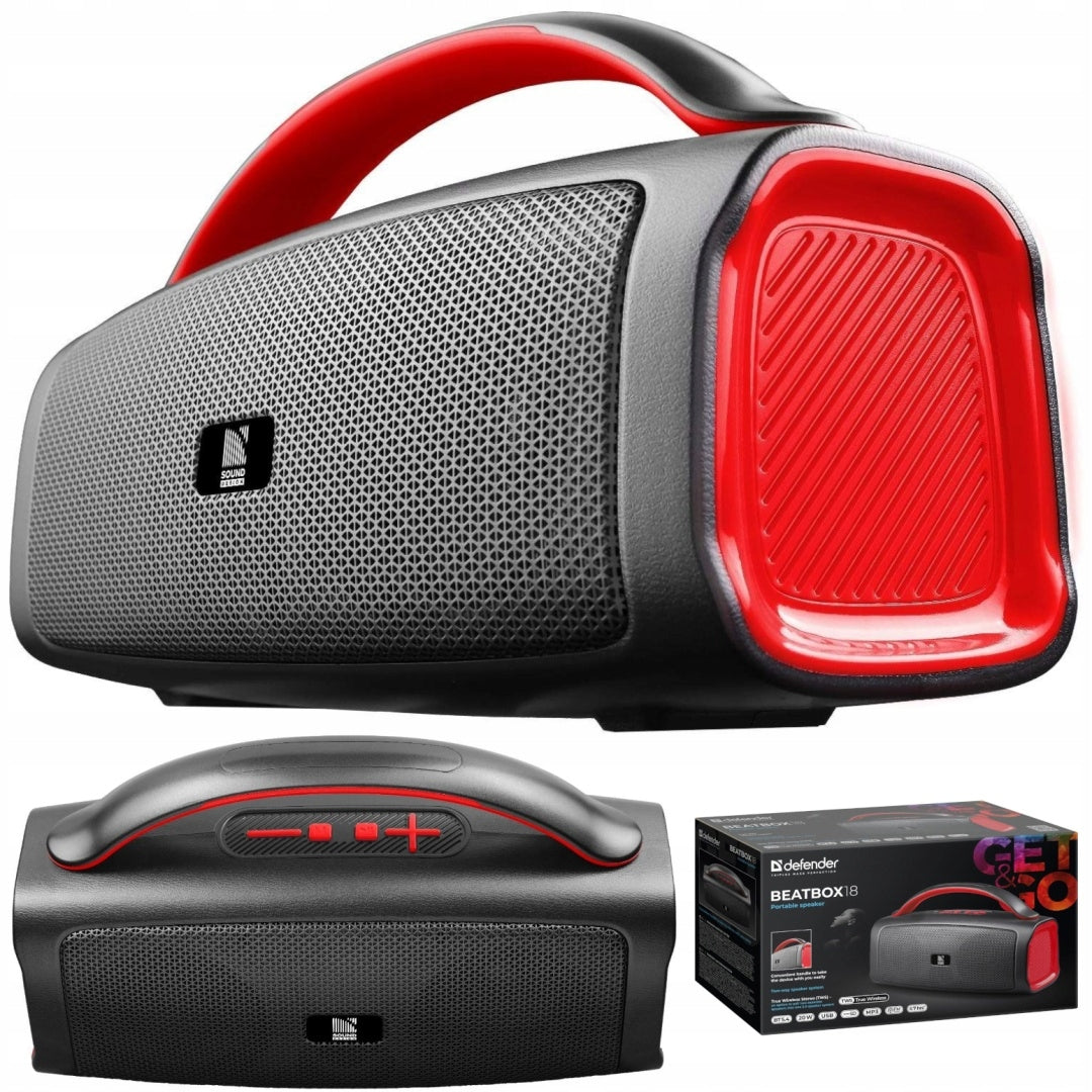 Speaker Defender BEATBOX 18 Bluetooth 20W MP3/SD/USB/TWS black Packaging status original