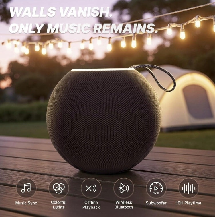Speaker Portable Bluetooth 30W VidaTeco C57 IPX5 RGB TWS Battery 10h Manufacturer code Głośnik Bezprzewodowy 30W Bluetooth 5.3 RGB