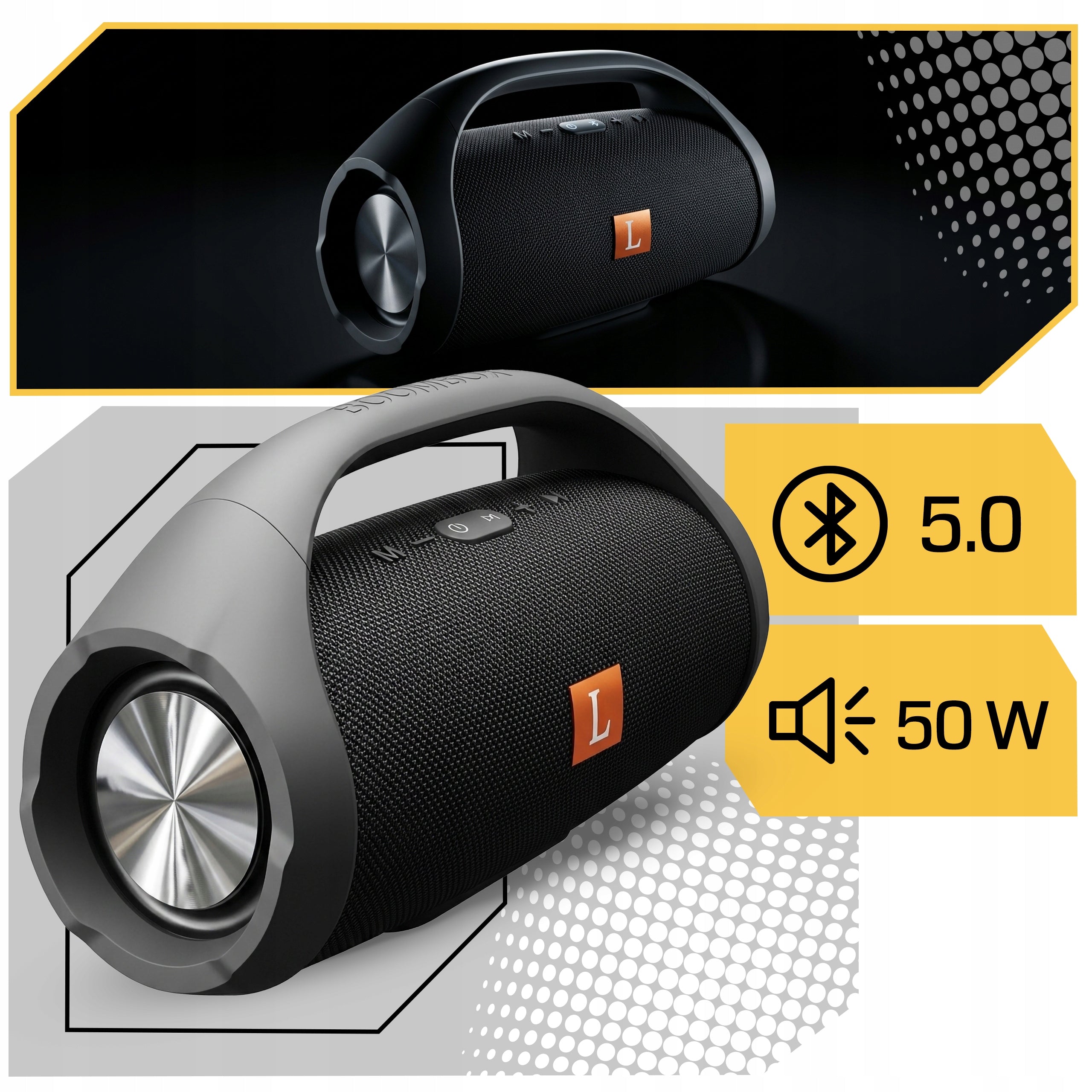Speaker Portable Bluetooth Wireless Mobile for Party BOOMBOX XXXL Packaging status original