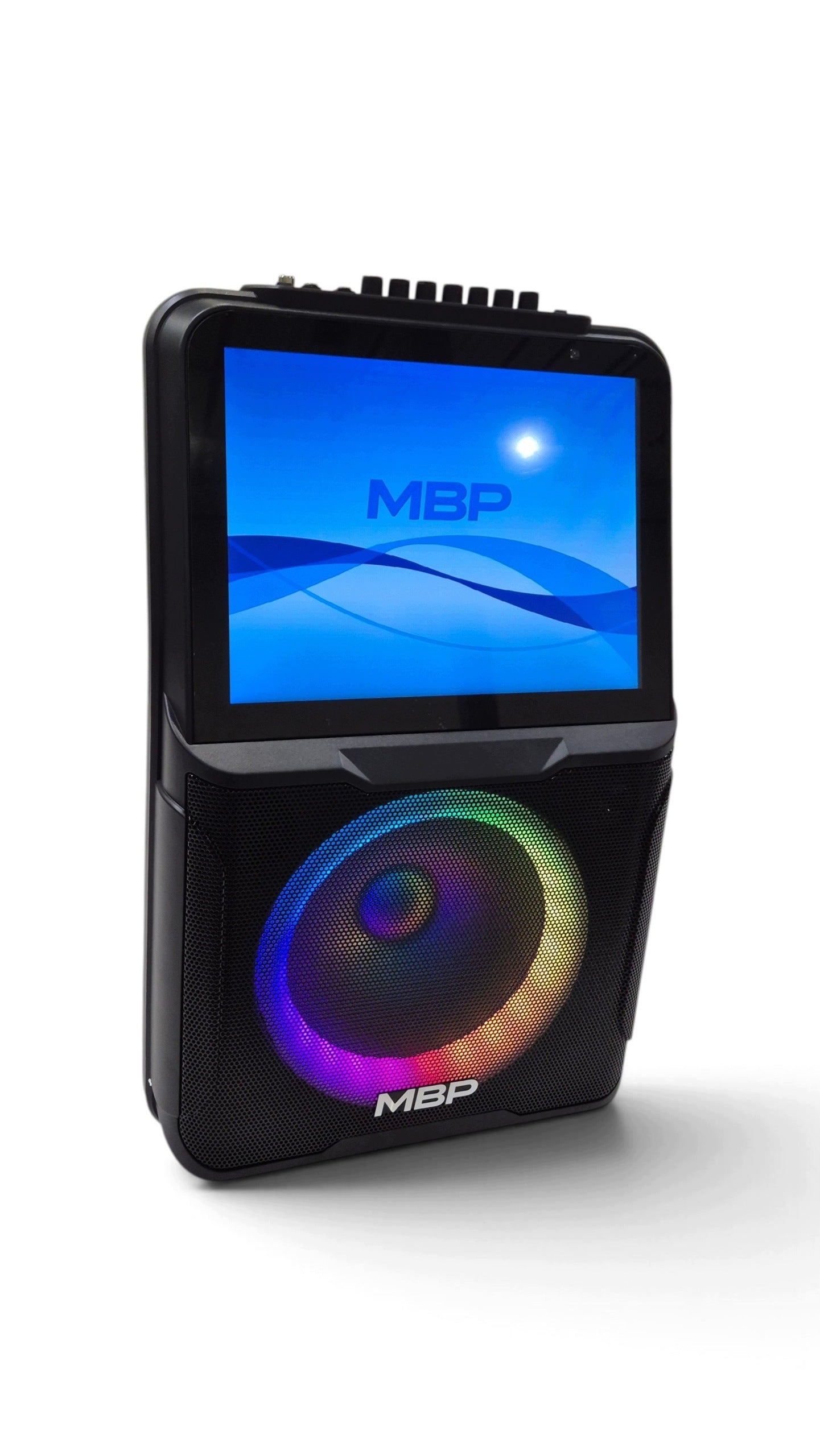 Speaker Portable Karaoke Wi-Fi Android TOUCH SCREEN 2x Microphone