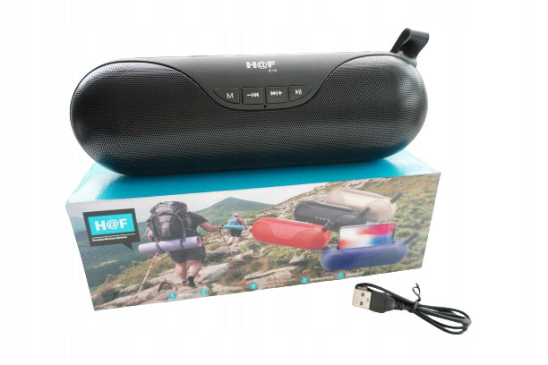 Speaker blue portable FOXBUY 8 W radio 1200mAH holder for tel H@F radio Packaging status original