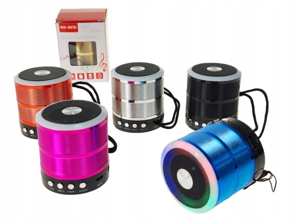Speaker round Bluetooth USB MIX cable