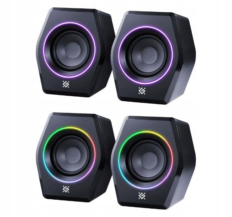 Speakers Defender SOLAR 9 2.0 10W Bluetooth USB RGB backlight Packaging status original