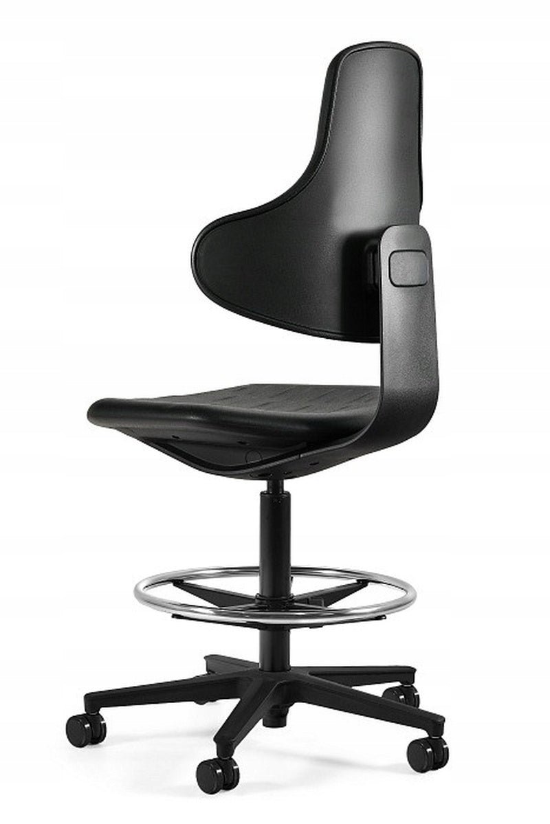 Specialized medical chair Lora black with footrest Manufacturer code LD23