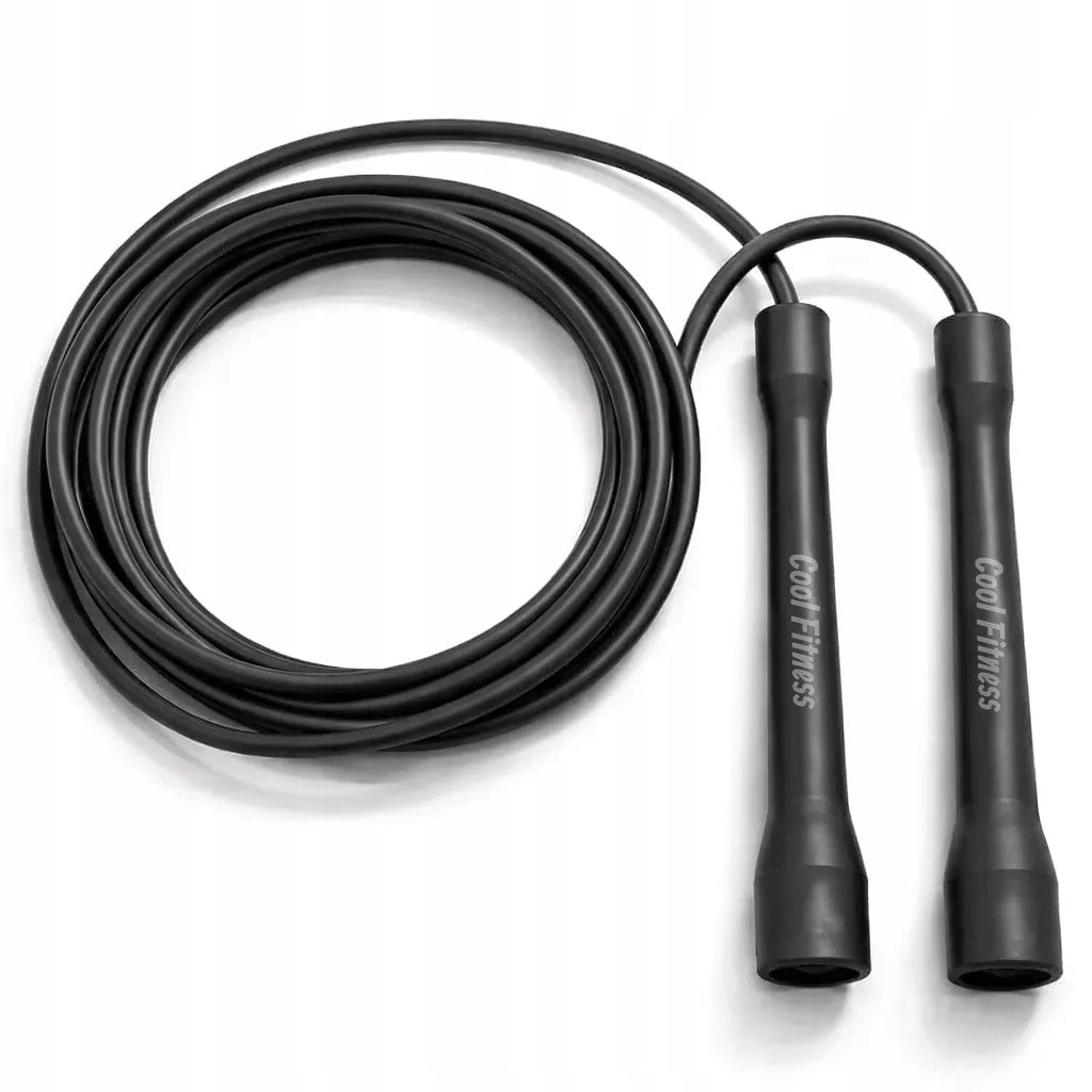 Speed Jump Rope (PVC) – Black by CoolRope