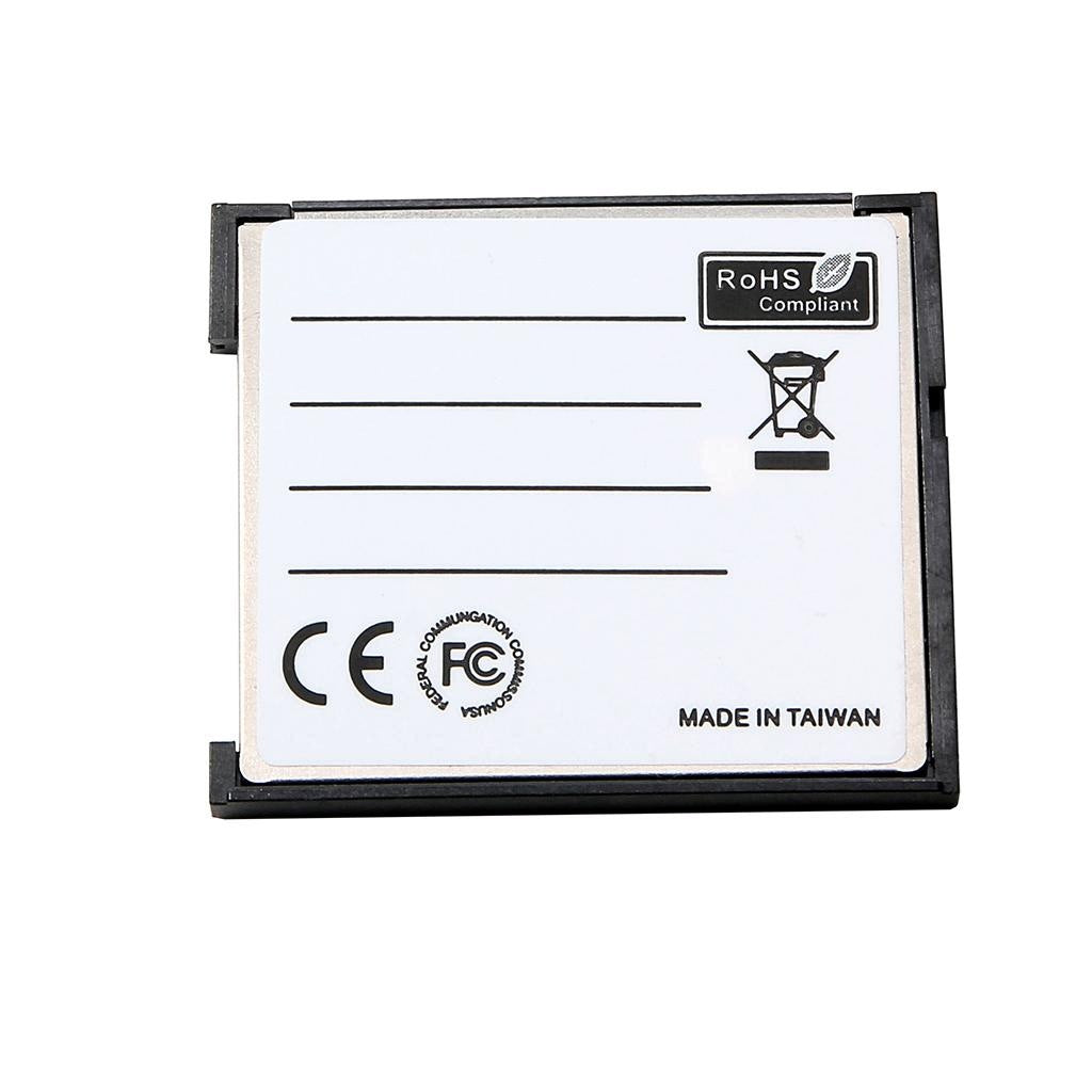 Speed SDXC SDHC SD to CF Compact Flash Memory Card Reader Adapter Type I Packaging status original
