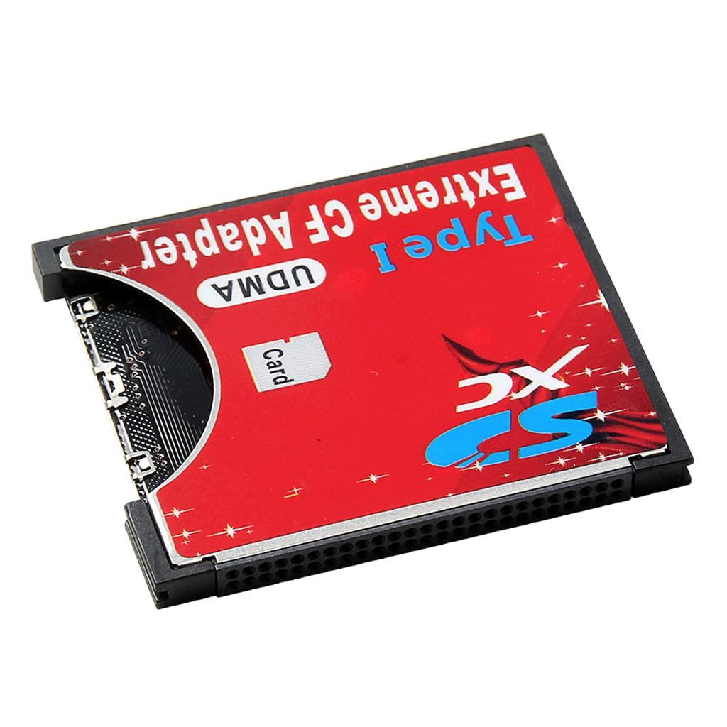 Speed SDXC SDHC SD to CF Compact Flash Memory Card Reader Adapter Type I