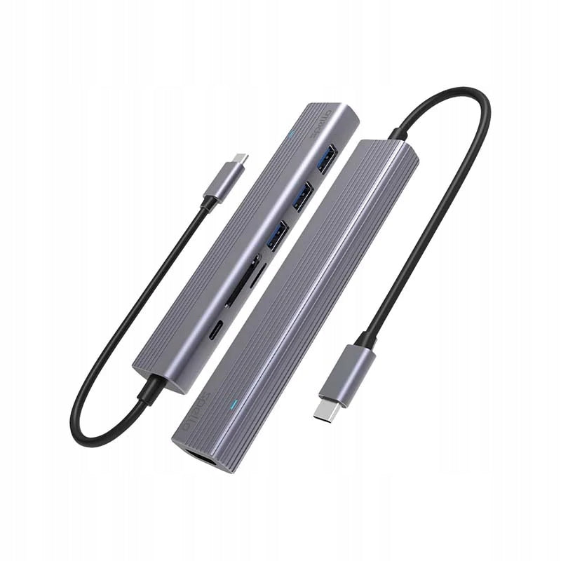Spello USB-C Hub Slim 7in1 - vesmírně šedá