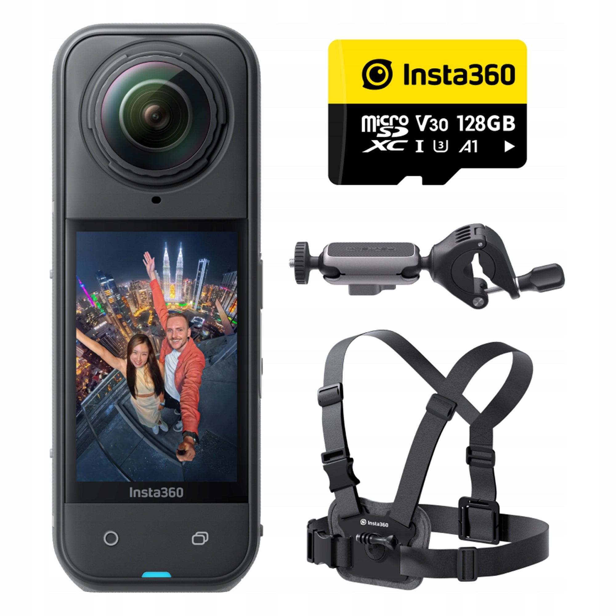 Spherical Camera 360 4K Sports Waterproof Insta360 X5 Bike Kit