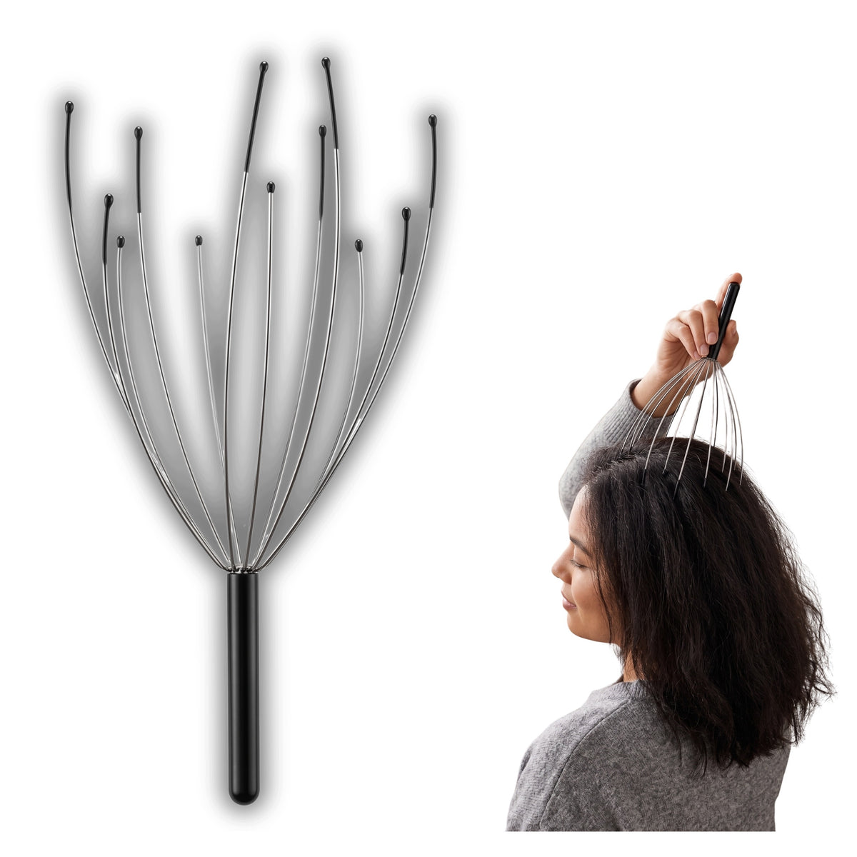 Spider Head Massager Grabki Scratcher Relaxing Scalp Massage