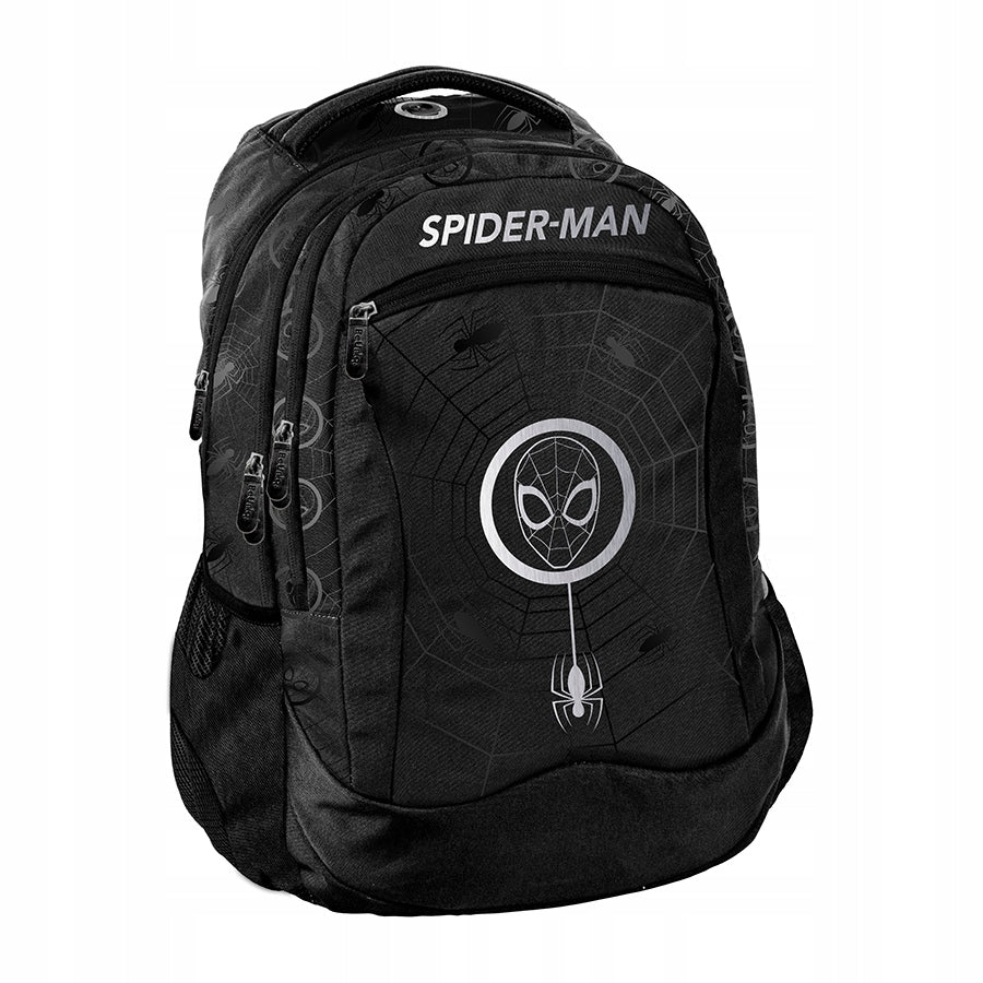 Spider-Man Marvel Youth School Backpack BeUniq black roomy solid