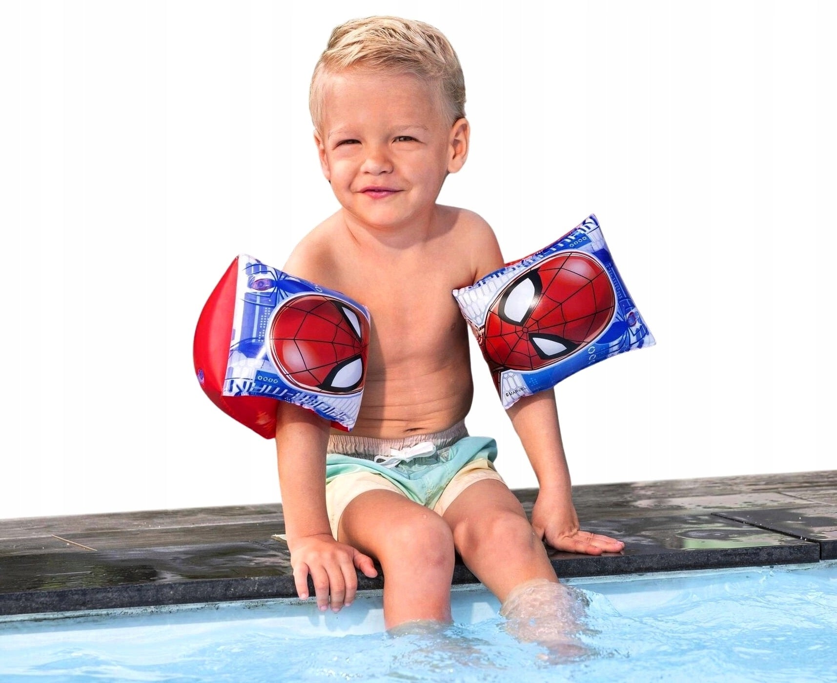 Spider-Man Swimming Sleeves Bestway 23x15 cm Inflatable Children 98001 Model 98001