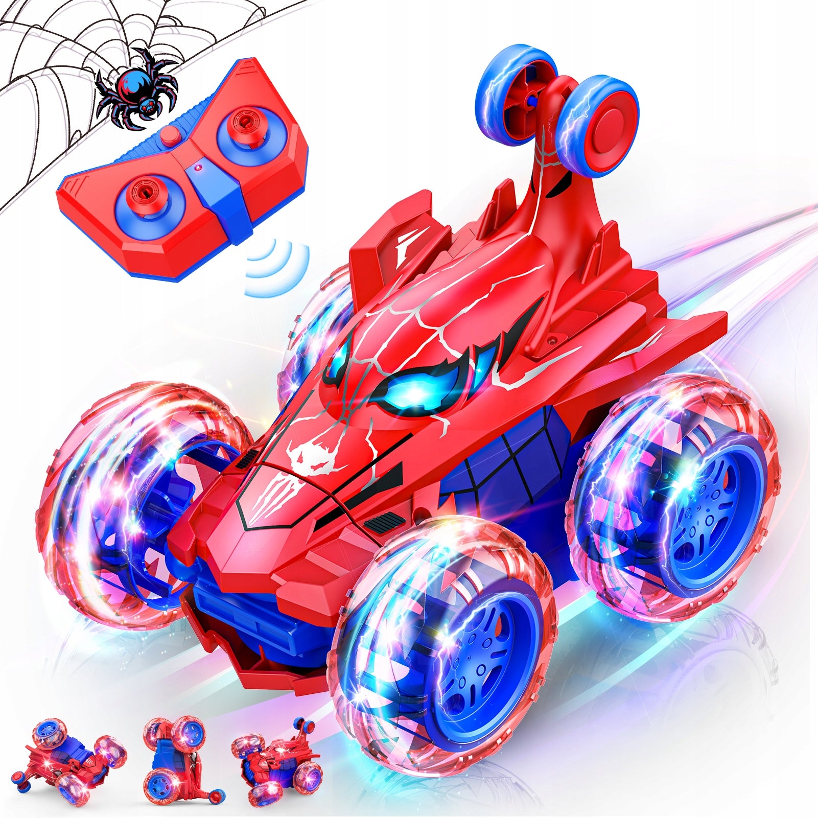 Spider Wireless Remote Controlled Car,2,4GHz,LED Light