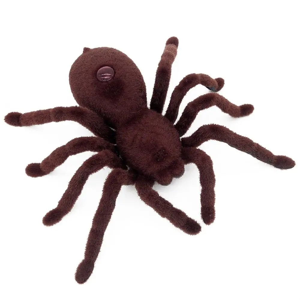 Spider remote controlled Ikonka brown riding with LED remote control Packaging status original