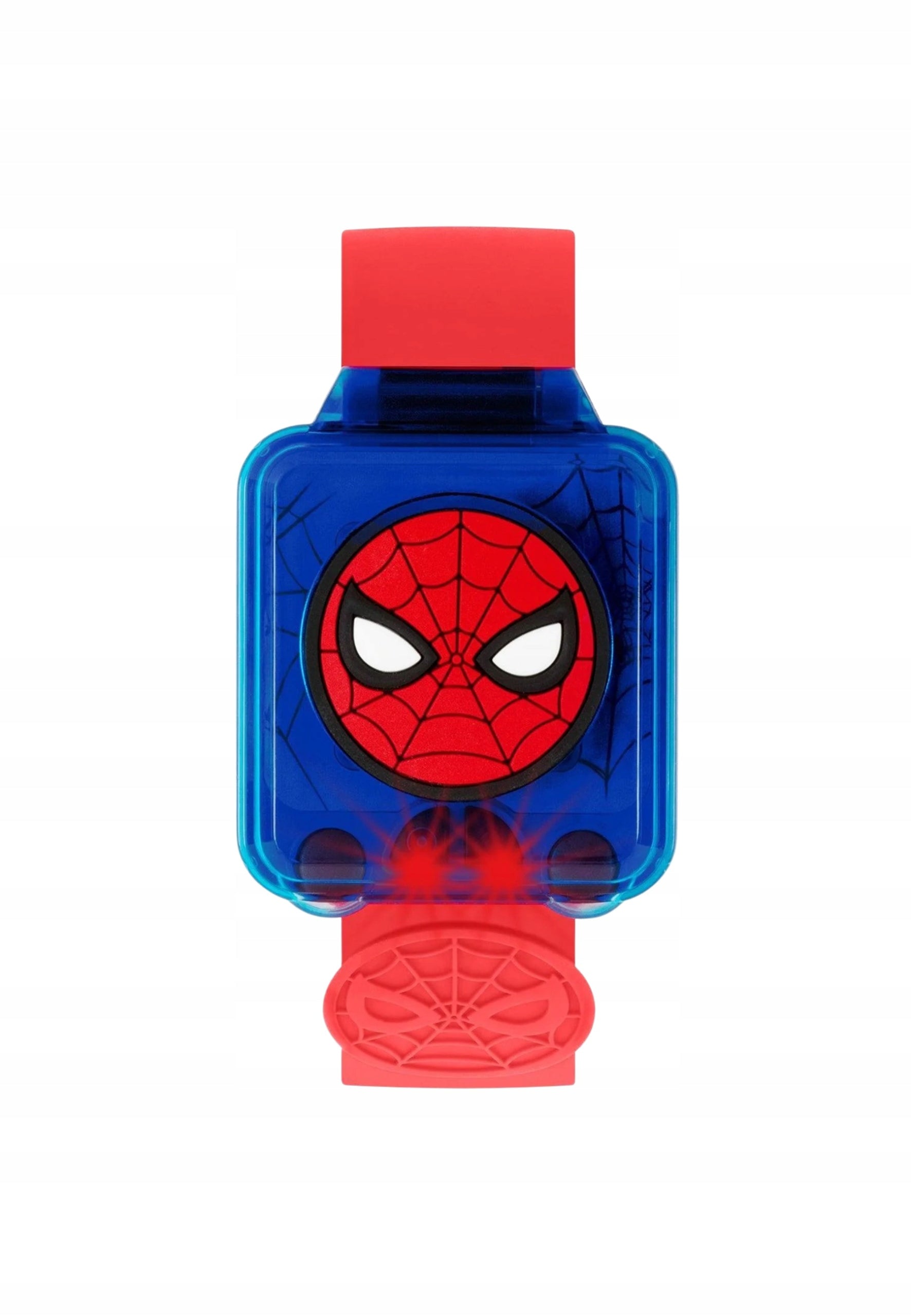 Spiderman educational watch, red-blue, metal/plastic, universal