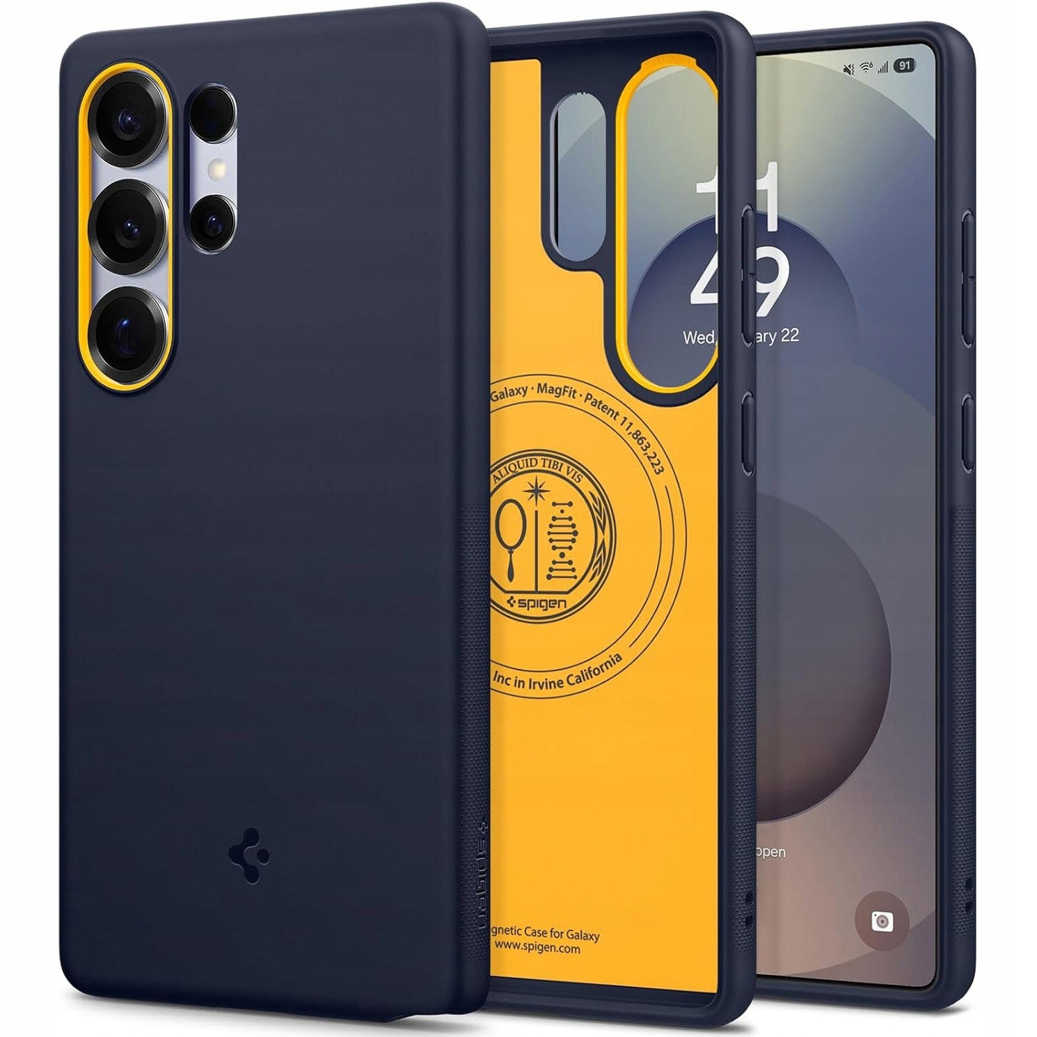 Spigen case for Galaxy S25 Ultra, solid back stylish TPU case protection Packaging status original